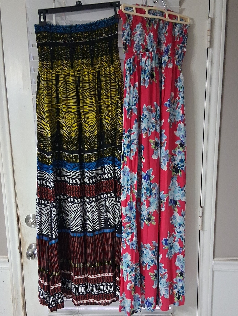 2 Strapless Maxi Dresses